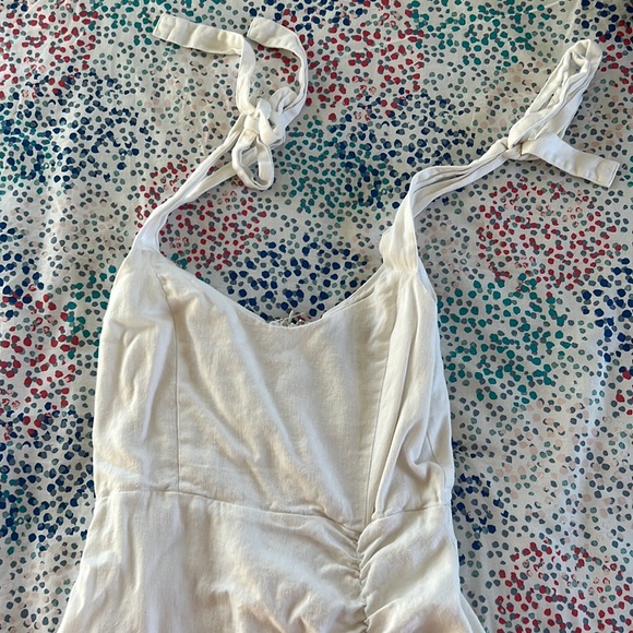 White Ruffle Dress - Picture 2 of 5